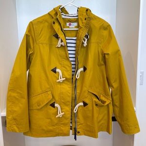 Boden yellow anorak jacket. Rain jacket. Weather jacket. Size Medium